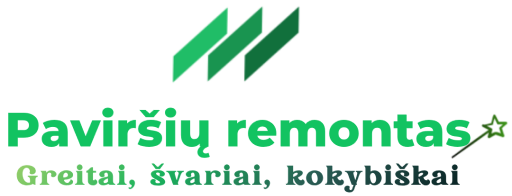 Pažeistų paviršių remontas